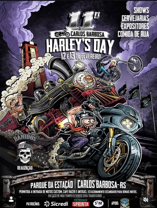 Cartaz do 11° HARLEY´S DAY